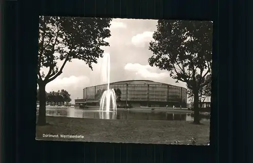 Dortmund Westfalenhalle Springbrunnen Kat. Dortmund