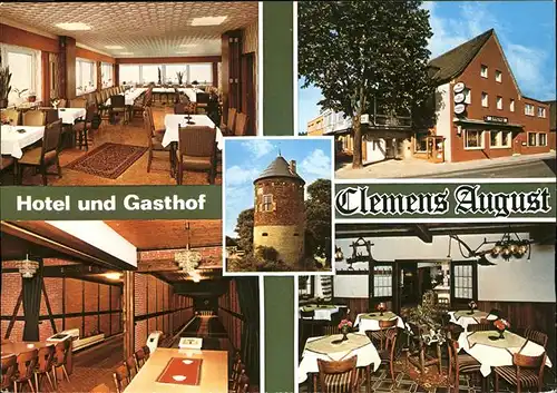 Davensberg Hotel und Gasthof Clemens August Inneres Kat. Ascheberg