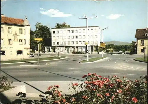 Freilassing Marktplatz Strassenkreuzung Kat. Freilassing