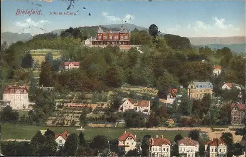 Bielefeld Panorama mit Blick auf Johannisberg Kat. Bielefeld