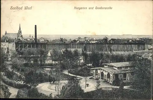 Werl Westfalen Kurgarten und Gradierwerke / Werl /Soest LKR