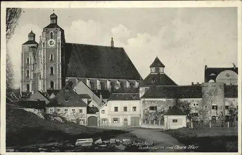 Ingolstadt Taschenturm und Obere Pfarr Kat. Ingolstadt