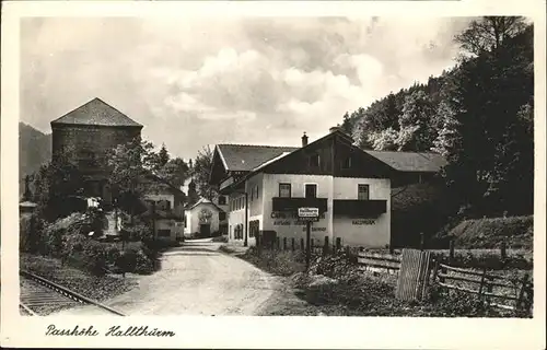 Bad Reichenhall Passhoehe Hallthurn Erholungsheim Kat. Bad Reichenhall