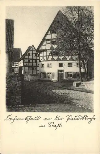 Soest Arnsberg Fachwerkhaus an der Paulikirche / Soest /Soest LKR