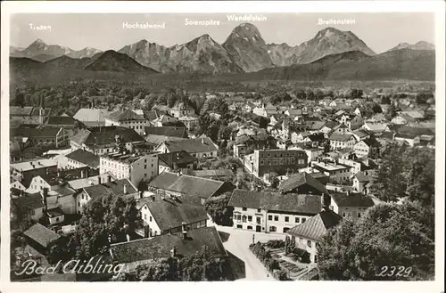 Bad Aibling Gesamtansicht mit Alpenpanorama Kat. Bad Aibling