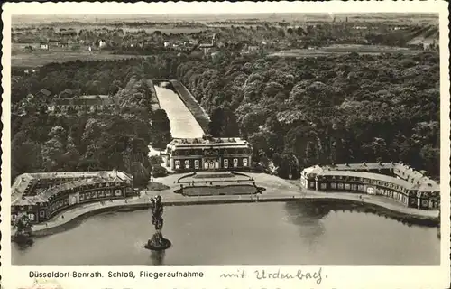 Duesseldorf Benrath Schloss Fliegeraufnahme Kat. Duesseldorf