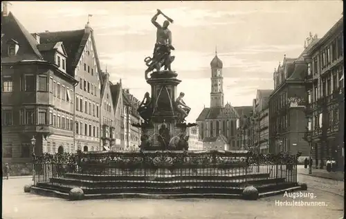 Augsburg Herkulesbrunnen Kat. Augsburg