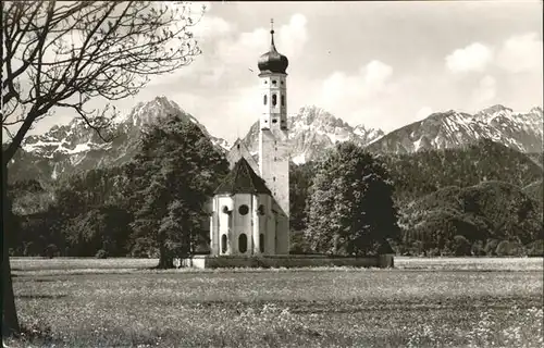 Fuessen St. Colaman Gernspitze Koellespitze Kat. Fuessen