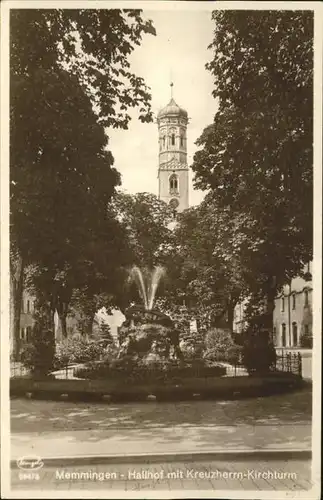 Memmingen Hallhof Kreuzherrn Kirchturm Kat. Memmingen