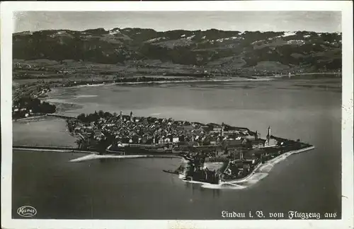 Lindau Bodensee Flugaufnahme Kat. Lindau (Bodensee)