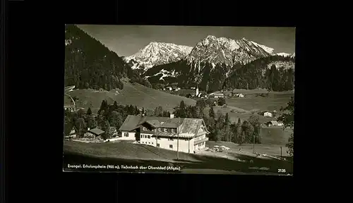 Oberstdorf Ev. Erholungsheim Tiefenbach Kat. Oberstdorf