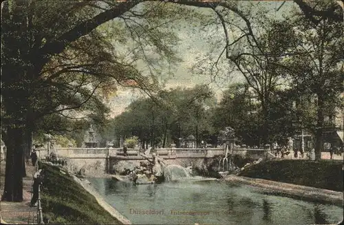 Duesseldorf Tritonengruppe Bruecke Kat. Duesseldorf