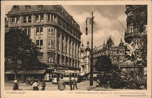 Duesseldorf Corneliusplatz Schadowstrasse Kat. Duesseldorf