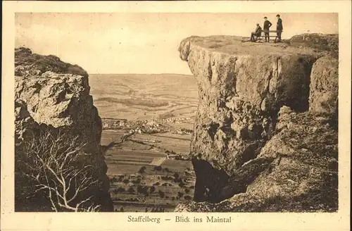 Staffelberg Ausblick Maintal Kat. Bad Staffelstein