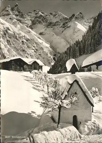 Einoedsbach Kapelle Maedelegabelgruppe Kat. Oberstdorf