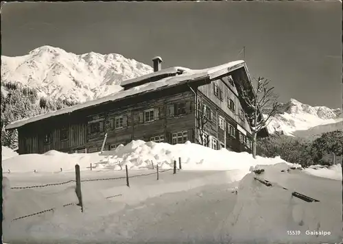 Oberstdorf Gaisalpe Alpengasthaus Kat. Oberstdorf