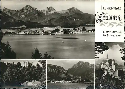 Brunnen Schwangau Ferienplatz Schloss Kat. Schwangau