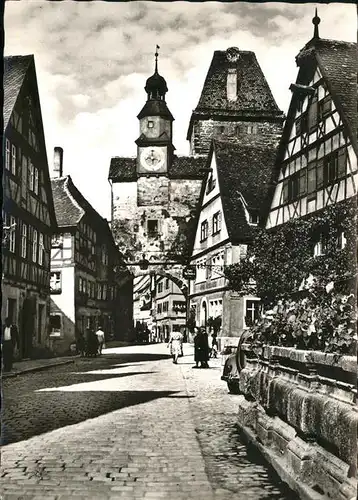 Rothenburg Tauber Markus Turm Tower Kat. Rothenburg ob der Tauber