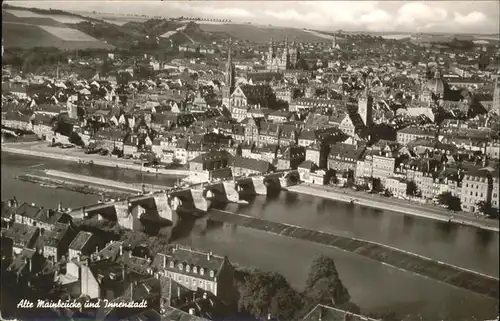 Wuerzburg Mainbruecke Innenstadt Kat. Wuerzburg