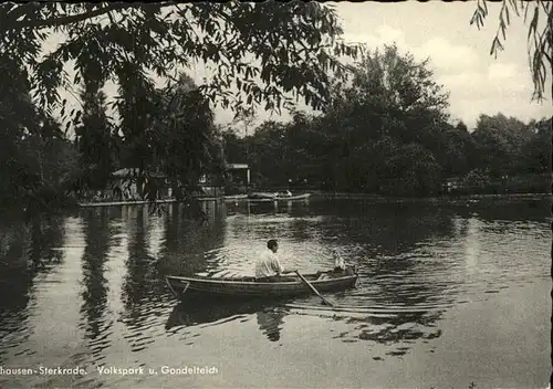 Oberhausen Sterkrade Volkspark Gondelteich Kat. Oberhausen