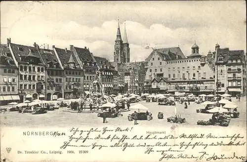 Nuernberg Hauptmarkt Kat. Nuernberg