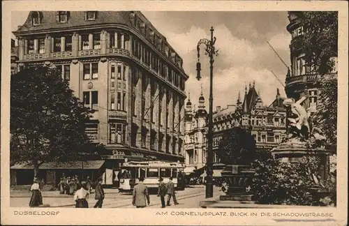 Duesseldorf Corneliusplatz Schadowstrasse Kat. Duesseldorf