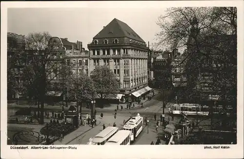 Duesseldorf Albert Leo Schlageter Platz Kat. Duesseldorf