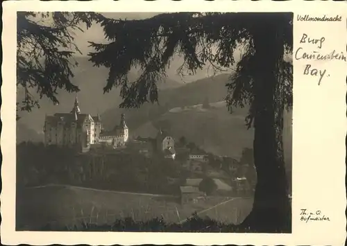 Lauenstein Oberfranken Grenze Burg Canenstein Kat. Ludwigsstadt