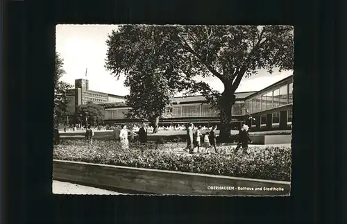 Oberhausen Rathaus Stadthalle Kat. Oberhausen