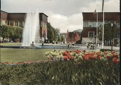 Duesseldorf Ehrenhof Planetarium Springbrunnen Kat. Duesseldorf