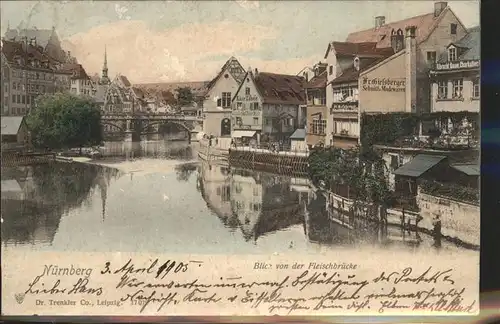 Nuernberg Fleischbruecke Kat. Nuernberg