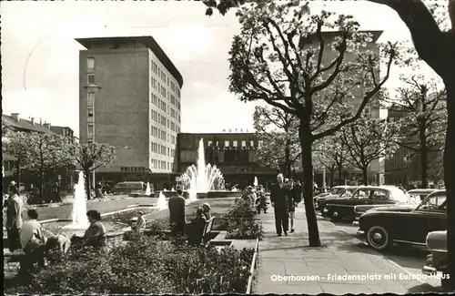 Oberhausen Friedensplatz Europa Haus Kat. Oberhausen