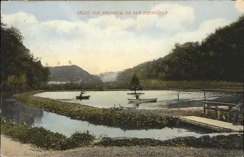 Ratingen Auermuehle Boote Kat. Ratingen