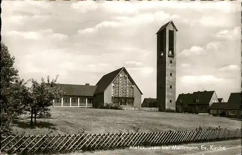 Mettmann Metzkausen Ev. Kirche Kat. Mettmann