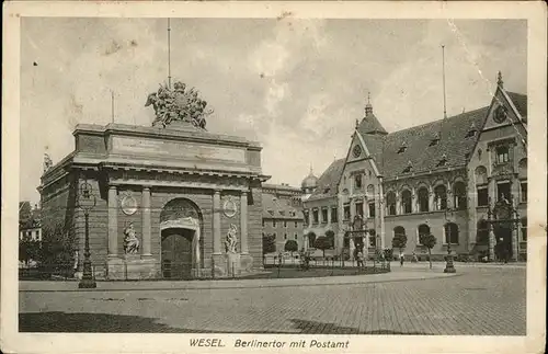 Wesel Rhein Berlinertor Postamt / Wesel /Wesel LKR