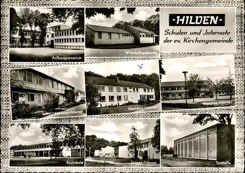 Hilden Duesseldorf Maedchen Internat Turnhalle Aufbaugymnasium Kat. Duesseldorf