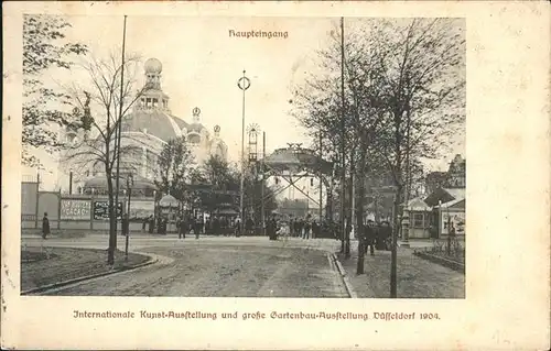 Duesseldorf Kunstausstellung Gartenbau 1904 Kat. Duesseldorf