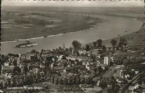 Kaiserwerth Rhein Dampfschiff