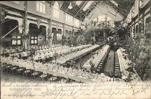 Duesseldorf Kunst Gartenbau 1904 Festhalle Kat. Duesseldorf