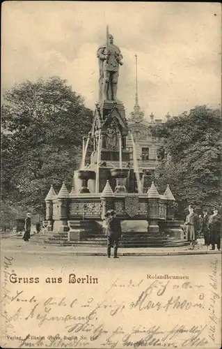 Berlin Rolandsbrunnen Kat. Berlin