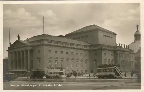 Berlin Staatsoper Unter den Linden Kat. Berlin