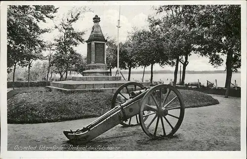 Eckernfoerde Denkmal Suedschanze Kat. Eckernfoerde