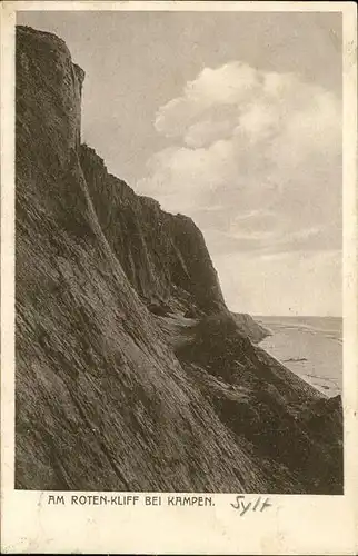 Sylt Am Roten Kliff bei Kampen Kat. Sylt Ost