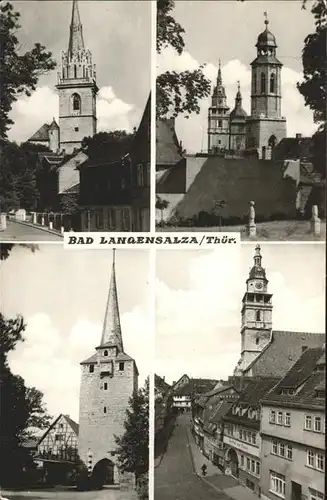 Bad Langensalza Bergkirche Turm Schloss Kat. Bad Langensalza