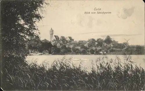 Eutin Blick vom Schlossgarten Kat. Eutin