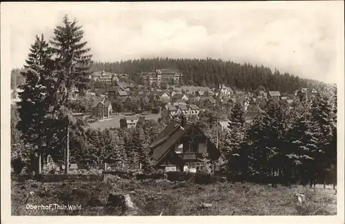 Oberhof Thueringen Panorama Kat. Oberhof Thueringen