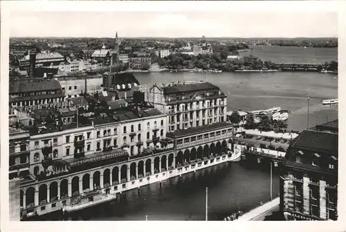 Hamburg Alsterblick Kat. Hamburg