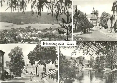 Stadtlengsfeld Gesamtansicht Am Markt Obertor Felda Kat. Stadtlengsfeld