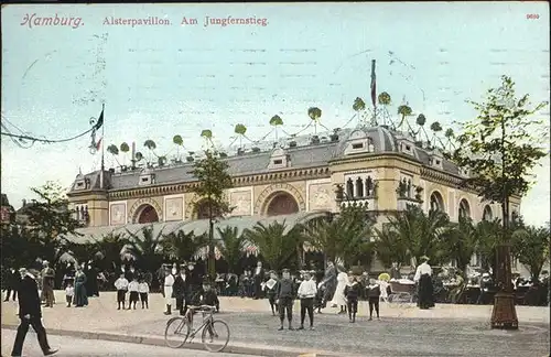 Hamburg Alsterpavillon Am Jungfernstieg Kat. Hamburg