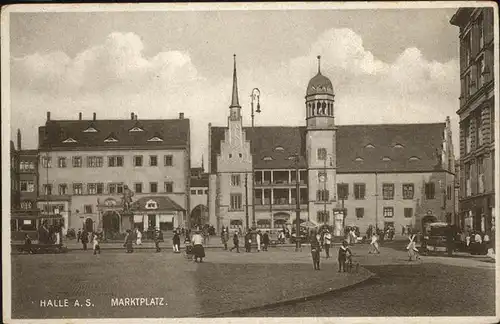 Halle Saale Marktplatz Kat. Halle